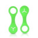 Supporti in silicone per sacchetti di escrementi per cani 2 pz per guinzaglio 13 x 4,3 cm Fessura per sacchetto Hands-free Silicone morbido 1