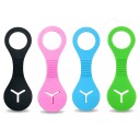Supporti in silicone per sacchetti di escrementi per cani 4 pz per guinzaglio 13 x 4,3 cm Fessura per sacchetto Hands-free Silicone morbido Vari 1