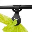 Supporti in silicone per sacchetti di escrementi per cani 4 pz per guinzaglio 13 x 4,3 cm Fessura per sacchetto Hands-free Silicone morbido Vari 8