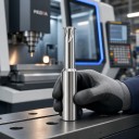 Utensile da taglio per filettatura M20 x 2,5 mm Frese a un dente Codolo 14 mm Carburo sinterizzato Argento Fresatrici CNC e centri di lavoro 5