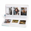 Album voor postzegels en tickets 108 pockets 11,5 x 19 x 2,5 cm Kunstleer Sluitband Voor toegangsbewijzen, vervoersbewijzen en kaartjes 6