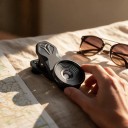 Obiettivo macro per smartphone 10x con clip universale Lenti in vetro ottico Filettatura 37 mm Corpo in alluminio Nero Per foto dettagliate 6