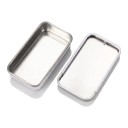Plechová krabička s posuvným víčkem 60 x 34 x 11 mm Kovová mini dóza na léky tablety a drobnosti Do kapsy i na cesty 3