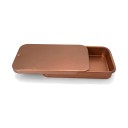 Plechová krabička s posuvným víčkem 60 x 34 x 11 mm Kovová mini dóza na léky tablety a drobnosti Do kapsy i na cesty 9