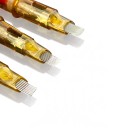 Tattoo nåle cartridge 20 stk Curved Magnum 15 spidser 0,3 mm VC-1015M1C-1 Engangs steriliserede Amber Til skygge og farvelægning 3