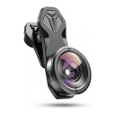 Obiettivo super grandangolare per smartphone 170° con clip universale Lenti in vetro ottico Corpo in alluminio Nero Per paesaggi e architettura 1