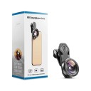 Obiettivo super grandangolare per smartphone 170° con clip universale Lenti in vetro ottico Corpo in alluminio Nero Per paesaggi e architettura 3