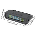 TPMS Solare T17 con 4 sensori interni Monitoraggio della pressione e temperatura degli pneumatici 9,6 x 5,7 x 2,9 cm Display LCD Ricarica USB-C Nero 6