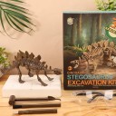 Excavare 3D schelet Stegosaurus de asamblat Bloc de gips cu unelte și ochelari de protecție Ambalaj 23 x 19 x 6 cm Jucărie educativă 2