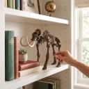 Excavare 3D schelet de Mamut de asamblat Bloc de gips cu unelte și ochelari de protecție Ambalaj 23 x 19 x 6 cm Jucărie educativă 3