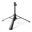Selfie stick con treppiede Ulanzi TT24 1,48 m Piastra di rilascio rapido Cka Testa a sfera 360° Treppiede a quattro gambe Nero per action camera 1