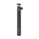 Selfie stick con treppiede Ulanzi TT24 1,48 m Piastra di rilascio rapido Cka Testa a sfera 360° Treppiede a quattro gambe Nero per action camera 5