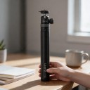 Selfie stick con treppiede Ulanzi TT24 1,48 m Piastra di rilascio rapido Cka Testa a sfera 360° Treppiede a quattro gambe Nero per action camera 7