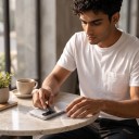 Hærdet glas til kameraet til Samsung Galaxy S25 Ultra Beskyttelse af linser mod ridser og brud Oleofobisk lag Sort ramme 4