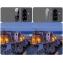 Hærdet glas til kameraet for Samsung Galaxy S25 Edge Beskyttelse af linser mod ridser og brud Oleofobisk lag Sort ramme 3