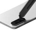 Hærdet glas til kameraet for Samsung Galaxy S26 Beskyttelse af linser mod ridser og brud Oleofobisk lag Sort ramme 5