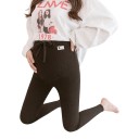 Dames zwangerschapsleggings met verstelbare tailleband en hoge taille over de buik ribgebreide leggings voor zwangere vrouwen 2