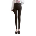 Dames zwangerschapsleggings met verstelbare tailleband en hoge taille over de buik ribgebreide leggings voor zwangere vrouwen 1