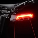 Achterlicht voor fiets ROCKBROS R1 met richtingaanwijzers en laser Draadloze afstandsbediening voor het stuur Remlicht IPX5 USB 11 x 4 x 2,7 cm Zwart 2