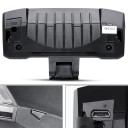 Achterlicht voor fiets ROCKBROS R1 met richtingaanwijzers en laser Draadloze afstandsbediening voor het stuur Remlicht IPX5 USB 11 x 4 x 2,7 cm Zwart 9