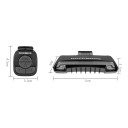 Achterlicht voor fiets ROCKBROS R1 met richtingaanwijzers en laser Draadloze afstandsbediening voor het stuur Remlicht IPX5 USB 11 x 4 x 2,7 cm Zwart 10