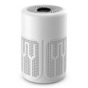 HOMEFISH Purificatore d'aria USB Compatto con Filtro Cilindrico e Piastra Aromatica Diametro 12,2 cm Altezza 19 cm Bianco Per scrivania In camera 1