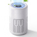 HOMEFISH Purificatore d'aria USB Compatto con Filtro Cilindrico e Piastra Aromatica Diametro 12,2 cm Altezza 19 cm Bianco Per scrivania In camera 2