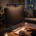 Banda LED de iluminat pentru monitor 43 cm Plastic ABS Temperatura luminii 2700–7000 K Ra90 Alimentare USB 5 V Pentru monitoare 15–25 mm Negru 5