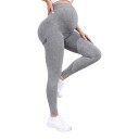 Dames zwangerschaps sportleggings met hoge taille over de buik elastische gemêleerde leggings voor zwangere vrouwen lang 17
