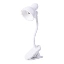 Mini lampada LED con clip e braccio flessibile Altezza 15 cm Batteria a bottone AG3 Plastica Per leggere libri, cucire e studiare 5