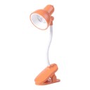 Mini lampada LED con clip e braccio flessibile Altezza 15 cm Batteria a bottone AG3 Plastica Per leggere libri, cucire e studiare 6