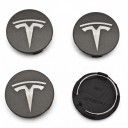 Wheel Centre Caps for Tesla Model 3 Y S X 4 pcs 56 mm Waterproof Snap-On Easy Installation for Car Wheel Rims 7