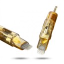 Tattoo nåle cartridge 20 stk Curved Magnum 11 spidser 0,35 mm VC-1211M1C-2 Engangs steriliserede Amber Til skygge og farvelægning 4