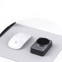 Cargador inalámbrico magnético plegable 3 en 1 con luz nocturna de 15 W para iPhone, Apple Watch y AirPods Negro y gris con cable USB-C 5