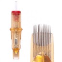 Tatovéringsnåle cartridge 20 stk Curved Magnum 15 spidser 0,35 mm VC-1215M1C-2 Engangs steriliserede Amber til skygge og farvelægning 3