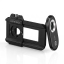 Mikroscopio per smartphone 200x APEXEL con luce LED e UV Supporto per telefono 71–105 mm filtro CPL Batteria USB-C Nero Per studio e collezionisti 3