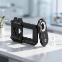 Mikroscopio per smartphone 200x APEXEL con luce LED e UV Supporto per telefono 71–105 mm filtro CPL Batteria USB-C Nero Per studio e collezionisti 6