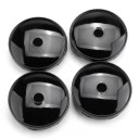 Universal Wheel Centre Caps 4 pcs 60 mm Holders 56 mm Height 15 mm Black Without Logo Snap-On Easy Installation For Car Wheel Rims 1