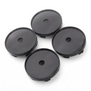 Universal Wheel Centre Caps 4 pcs 60 mm Holders 56 mm Height 15 mm Black Without Logo Snap-On Easy Installation For Car Wheel Rims 2