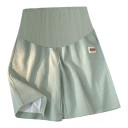 Dames zwangerschaps sportshorts met hoge taille over de buik losse shorts met zijzakken en brede pijpen 4