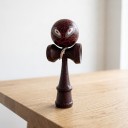 Kendama Krakelovaná med øjne motiv 18 cm Valnøddetræ Japansk kuglespil Koordinations træning For børn og voksne 5