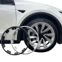 Beskyttelseshætte til fælg Tesla Model Y Juniper 2025 4 stk 20 tommer Mod skrabninger på fælg Ventilhul Til bilhjul 2