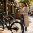 Portapacchi per bici da sella con sgancio rapido Capacità 10 kg 49 x 12 cm Alluminio Nero-Argento Portapacchi posteriore per bicicletta 5