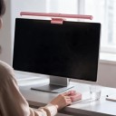 LED Lichtleiste für Monitor 44 cm mit kabelloser drehbarer Fernbedienung Lichttemperatur 2700–6500 K Ra95 USB Stromversorgung 5 V Rosa 2