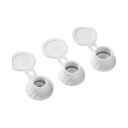 Juego de 3 tapas invertidas para botellas en tamaños S, M y L Tapas para vaciar los restos de champú y crema Para el baño 8