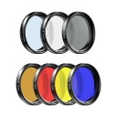 Filterset für Mobilgeräte 37 mm 7in1 APEXEL CPL ND32 Sternfilter und 4 Farbfilter mit Clip und Etui Aluminiumrahmen Schwarz Für kreative Fotografie 2