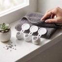 Juego de 6 tapas invertidas para botellas 2x S M y L Tapas para vaciar los restos de champú y crema Para el baño y la cocina 3