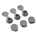 Juego de 6 tapas invertidas para botellas 2x S M y L Tapas para vaciar los restos de champú y crema Para el baño y la cocina 10