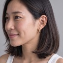 Záušnice senza piercing 1 pz Manicotto doppio incrociato a forma di X Ear cuff per cartilagine Acciaio inossidabile Colore oro per donne 3