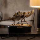 Modèle de squelette de stégosaure à assembler sur un socle rond Longueur 15 cm Hauteur 14 cm Kit de construction en plastique fossile Décoration 2